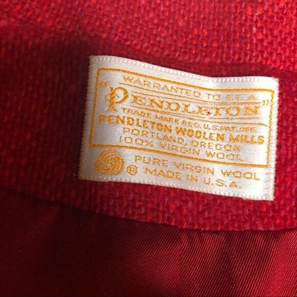 Vintage 1980/90s Pendleton Woolen Mills Red Blazer - Picture 8 of 13